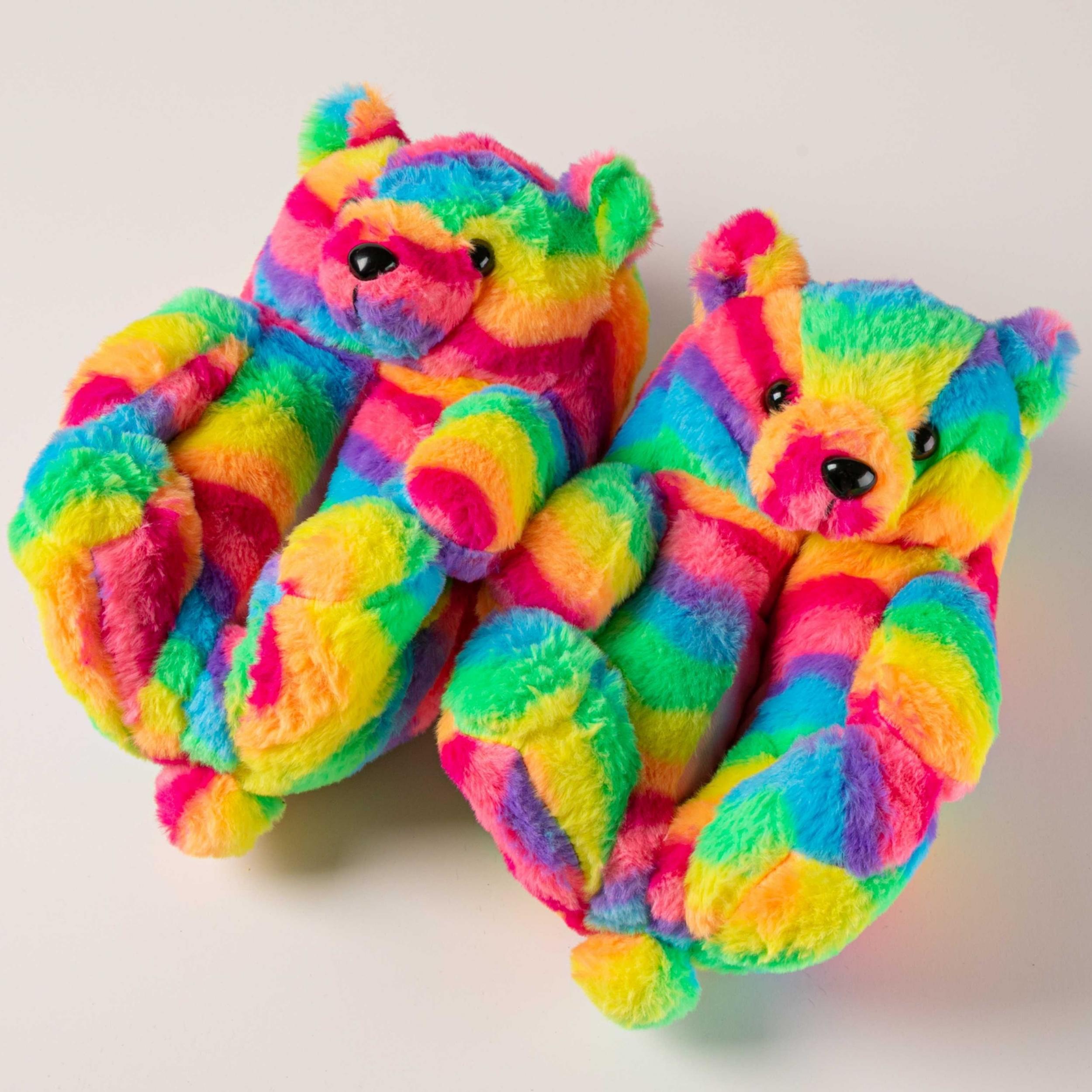 Women's Teddy Bear Plush Slippers Cozy Warm Soft Shoes