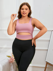 Women's Cut Out Sports Bra High Stretch Gym Bra