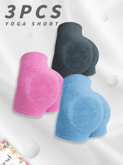 High Waist Hip Lifting Fitness Shorts for Women