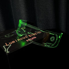 LED Bar Prop Glasses Men's Punk Costume Dance Party Props