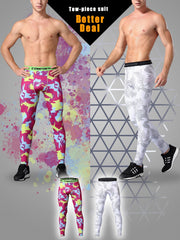 Men's Camouflage Leggings Quick Dry Sports Compression Pants