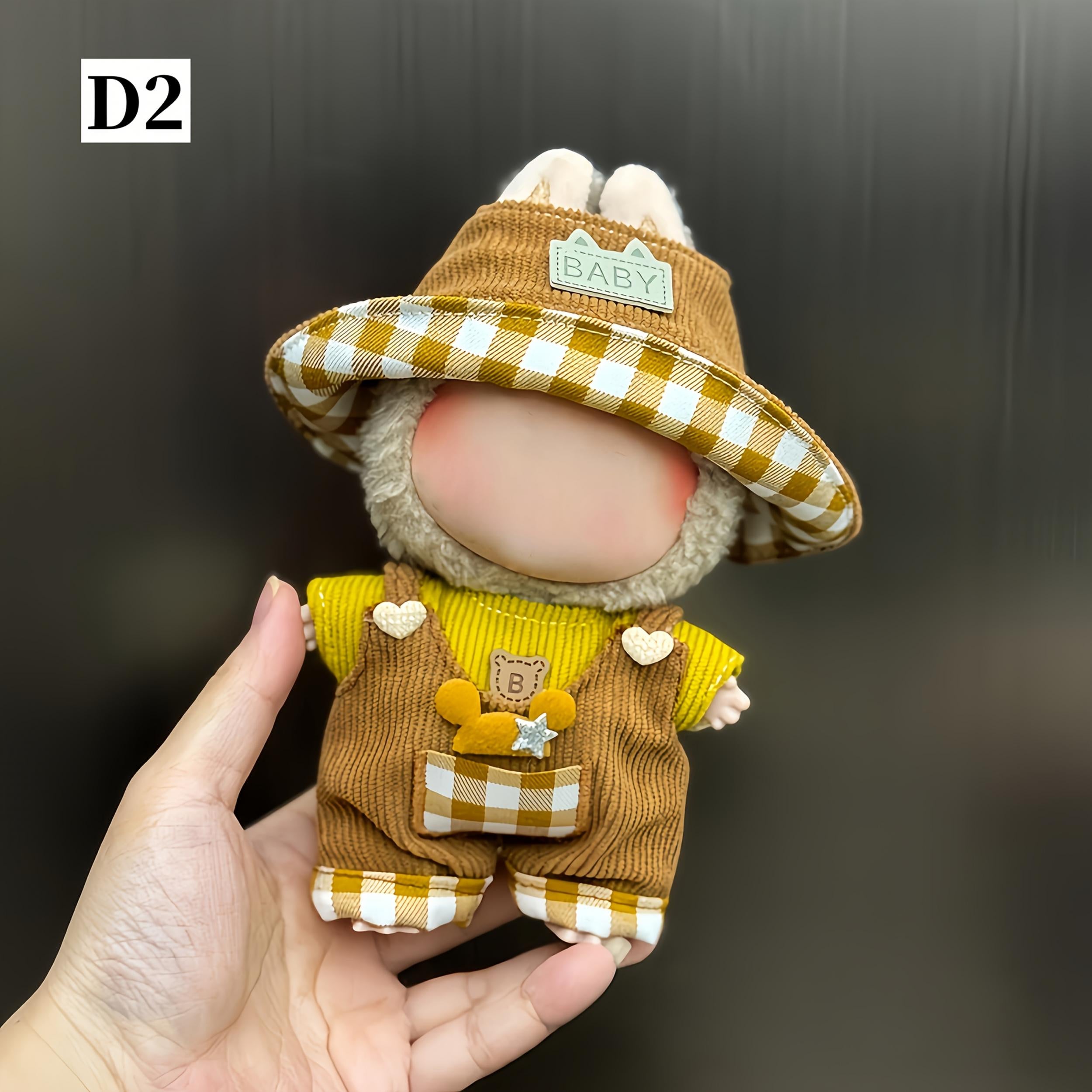 Labubu DIY Doll Clothes Set for 6-9 Inch Dolls - Ramadan, Christmas, Birthdays