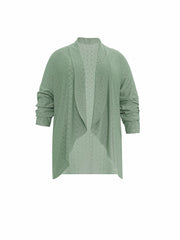 Eyelet Embroidered Cardigan Long Sleeve