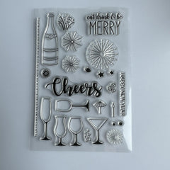 Cartoon Transparent Stamp Reusable Stationery for Students
