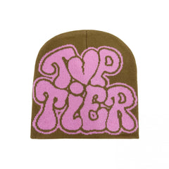 Candy Y2K Knitted Beanie Cap for Style & Warmth