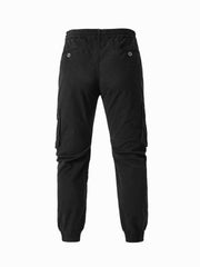 Cotton Classic Flap Pockets Cargo Pants Men's Casual Techwear
