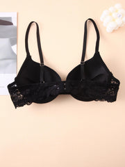 Wireless Push Up Bra Lace Splicing Soft Comfortable Women Lingerie