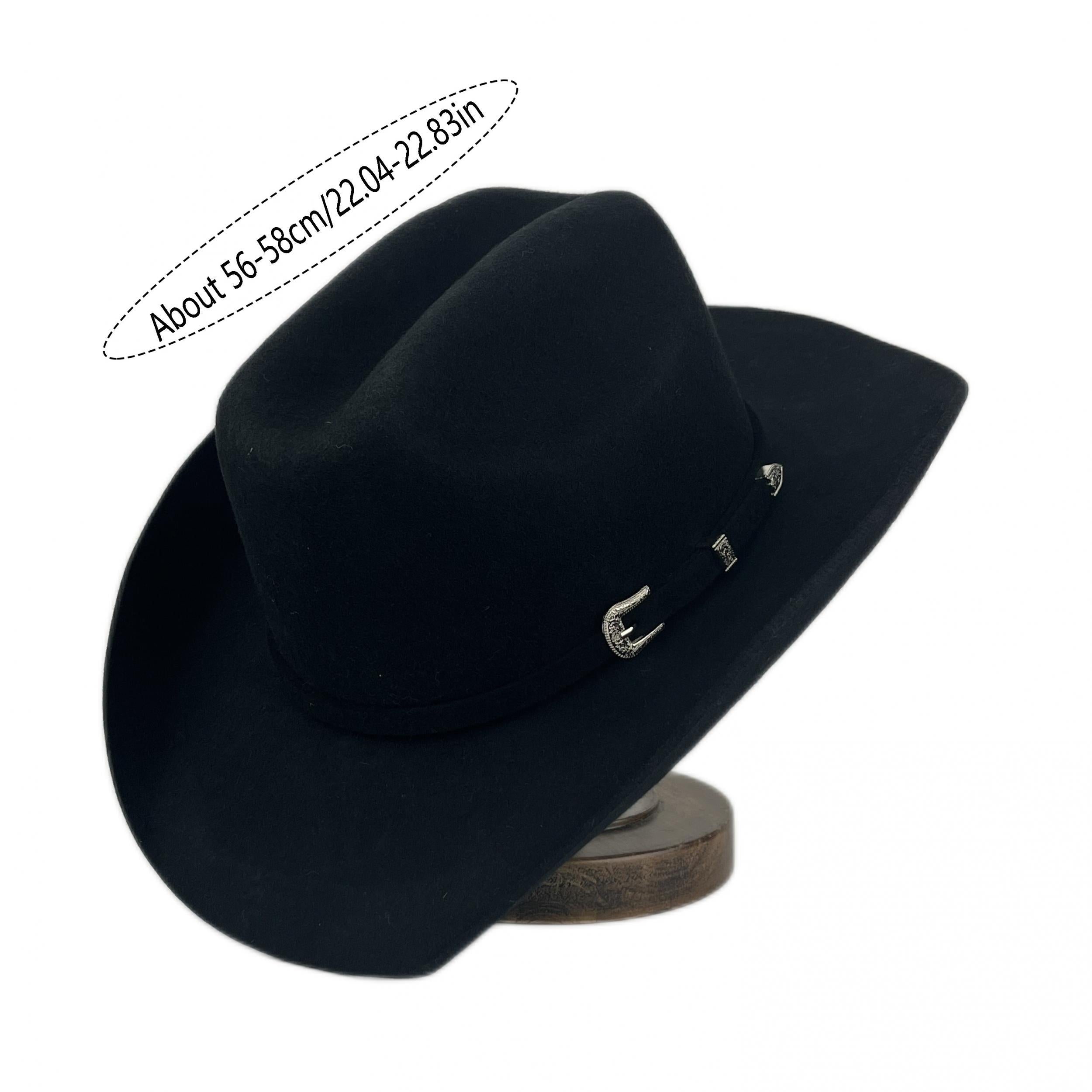 100% Wool Western Cowboy Hat for Women and Men