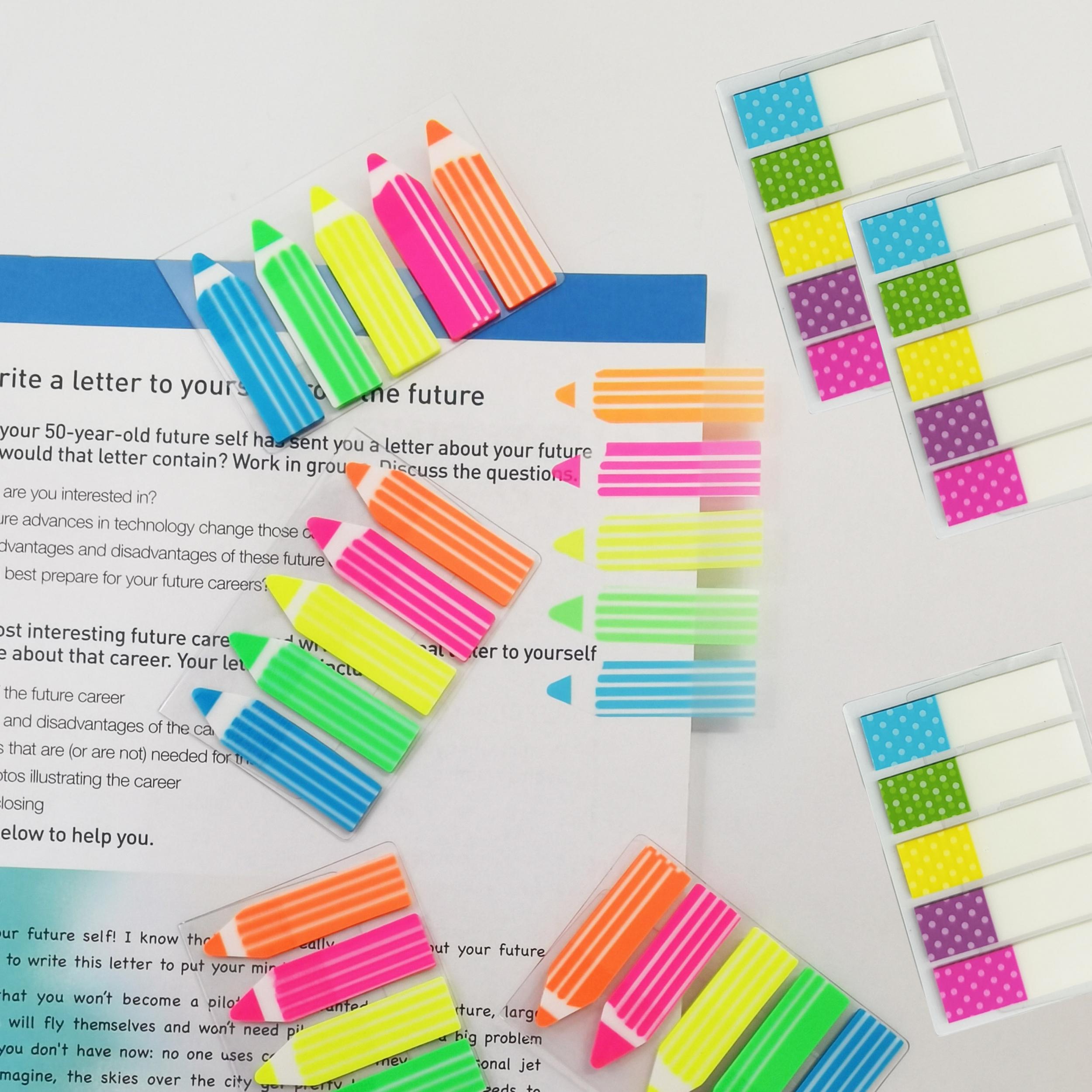 400 Transparent Sticky Index Tabs Writable Label Stickers
