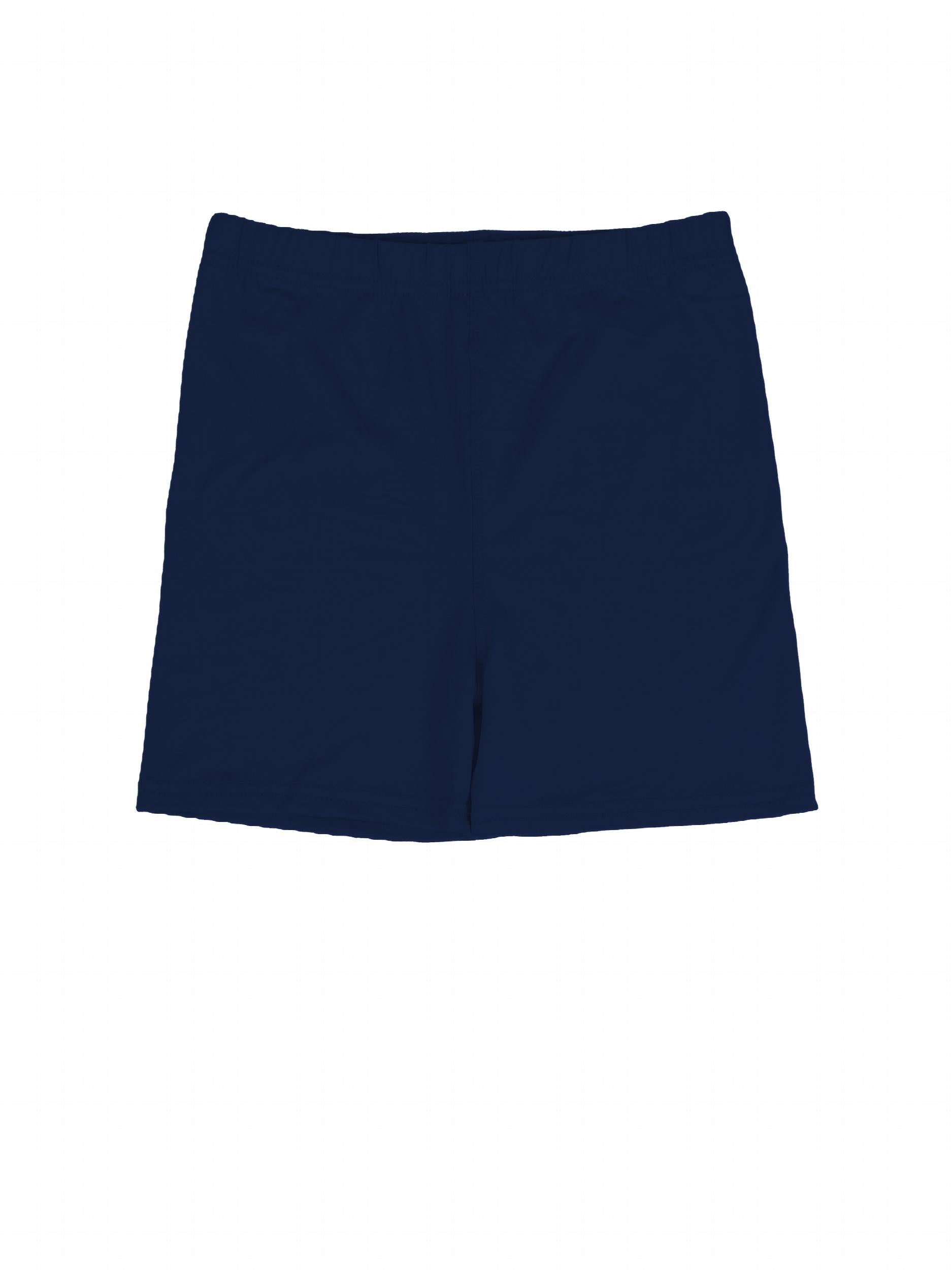 Girls Plain Stretchy Soft Short Leggings