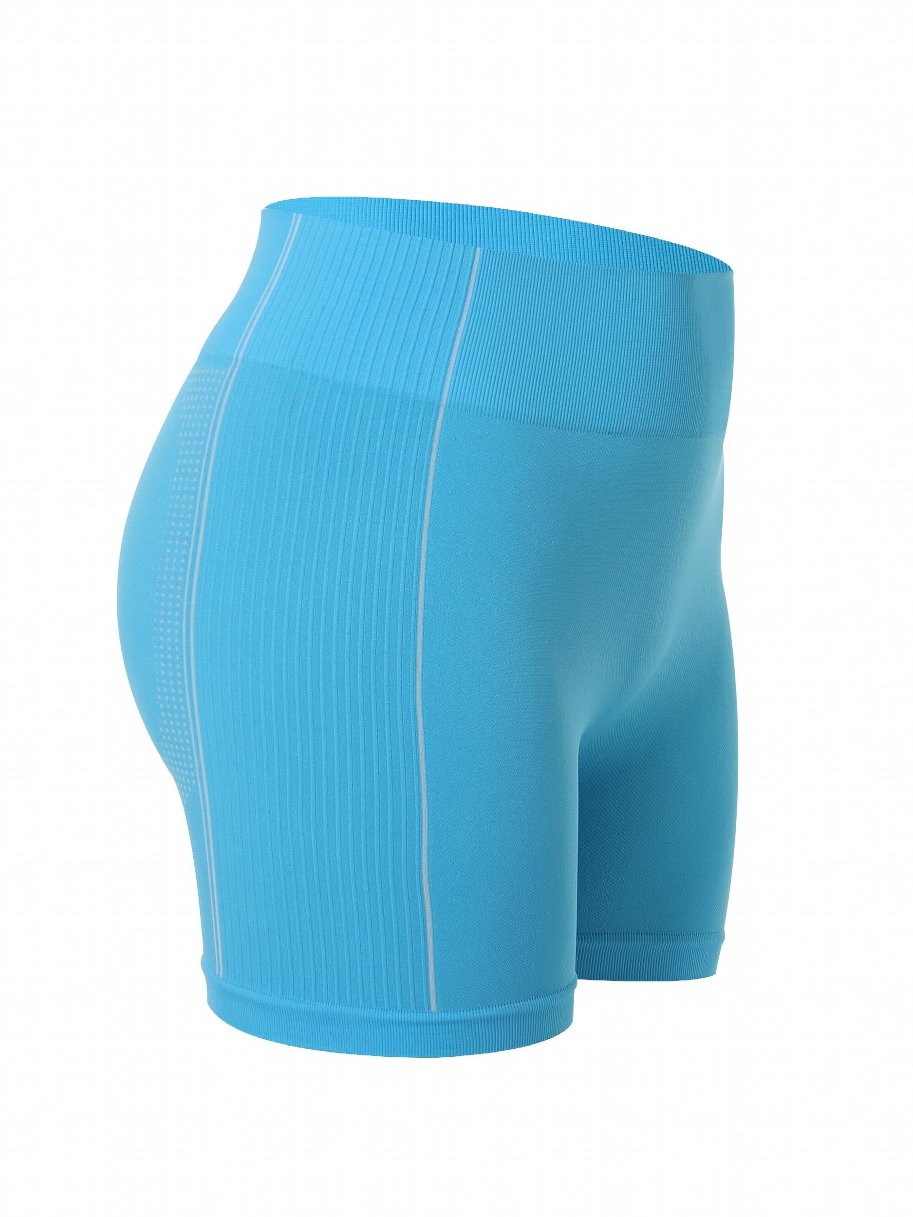Women's Plus Solid High Rise Stretch Running Biker Shorts