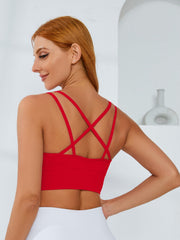 High Stretch Criss Cross Sports Bra for Women