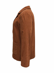 Corduroy Button Up Blazer