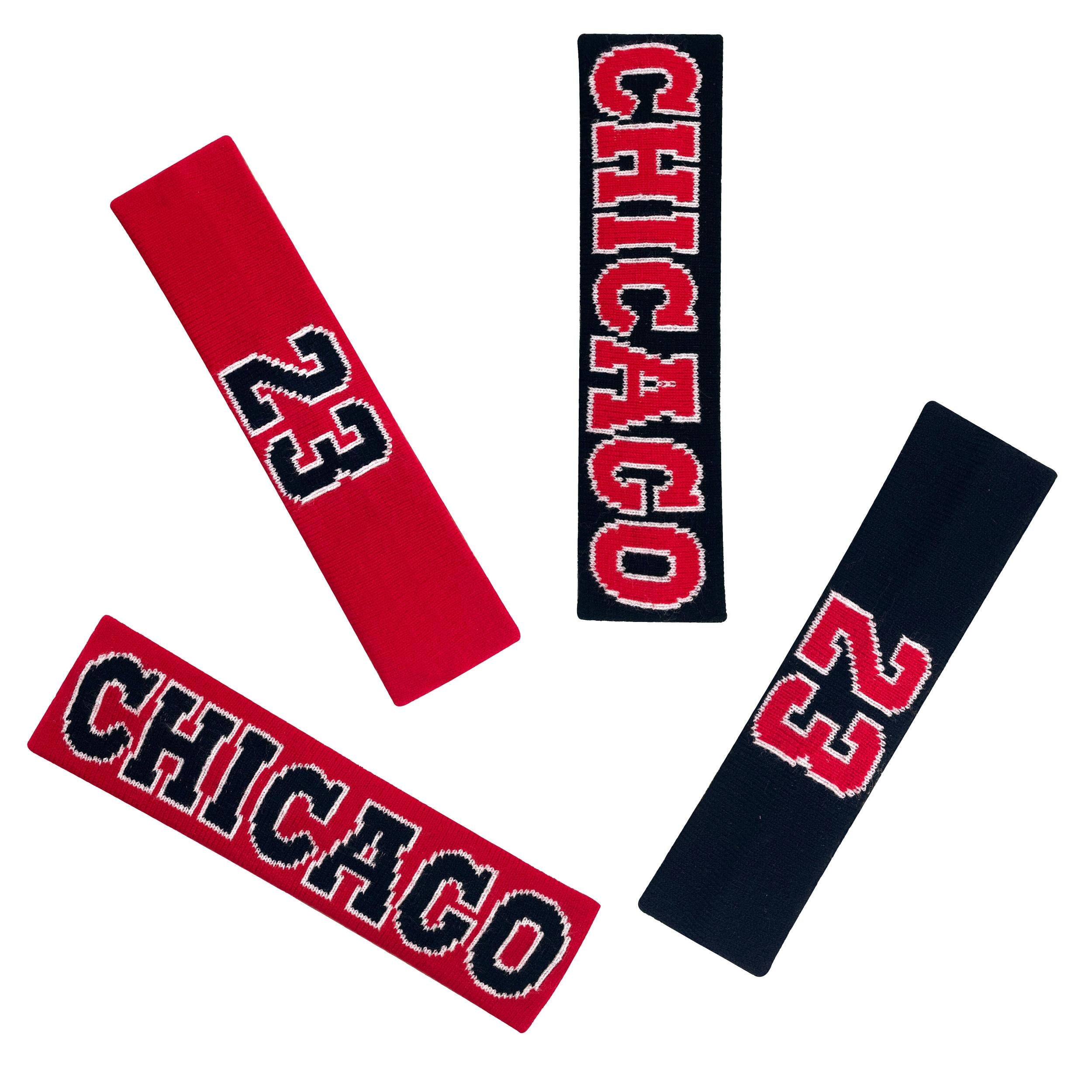 Unisex Number 23 City Names Knit Sports Headband - Pack of 1