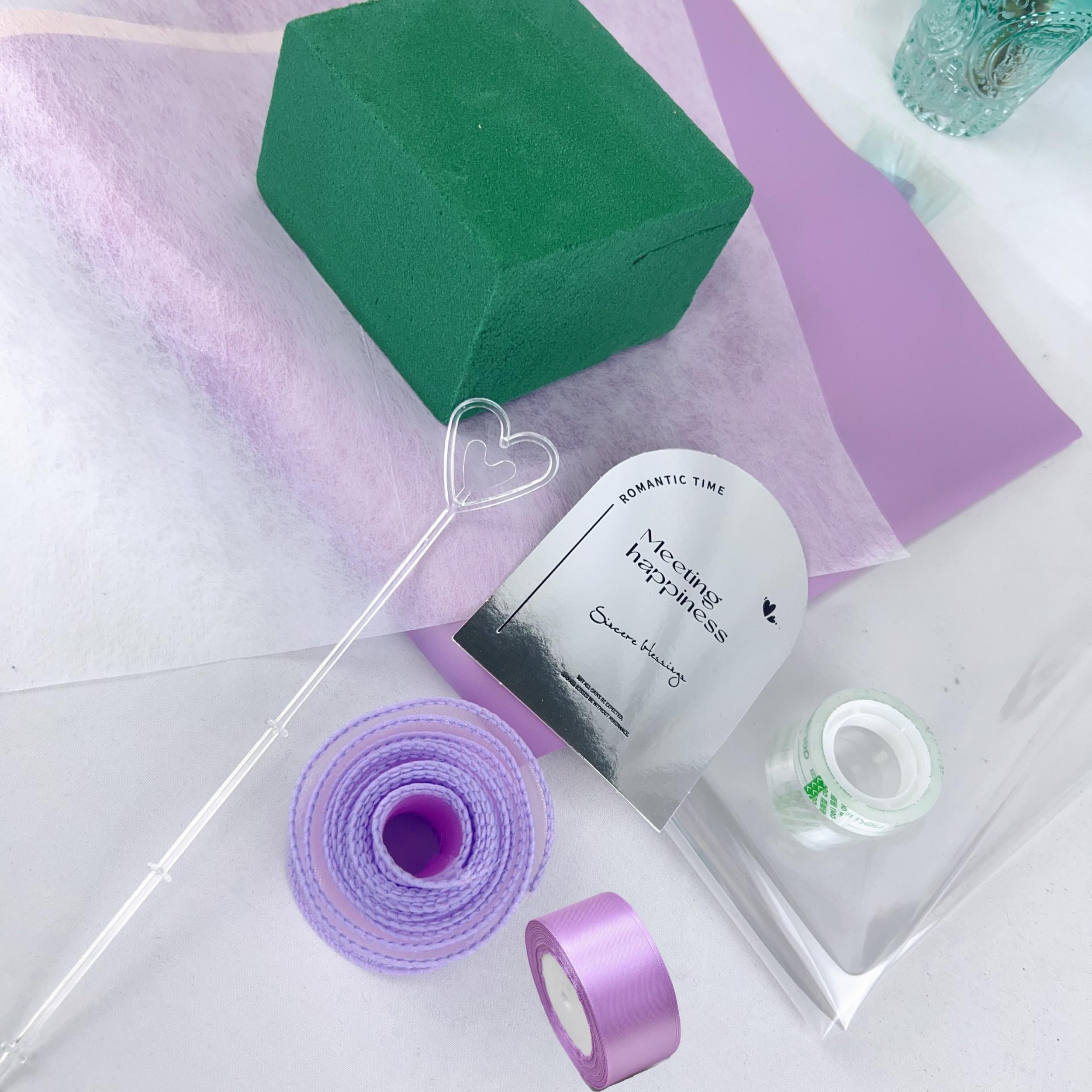 Waterproof Flower Packaging Paper Set - Double Sided Silk High Quality