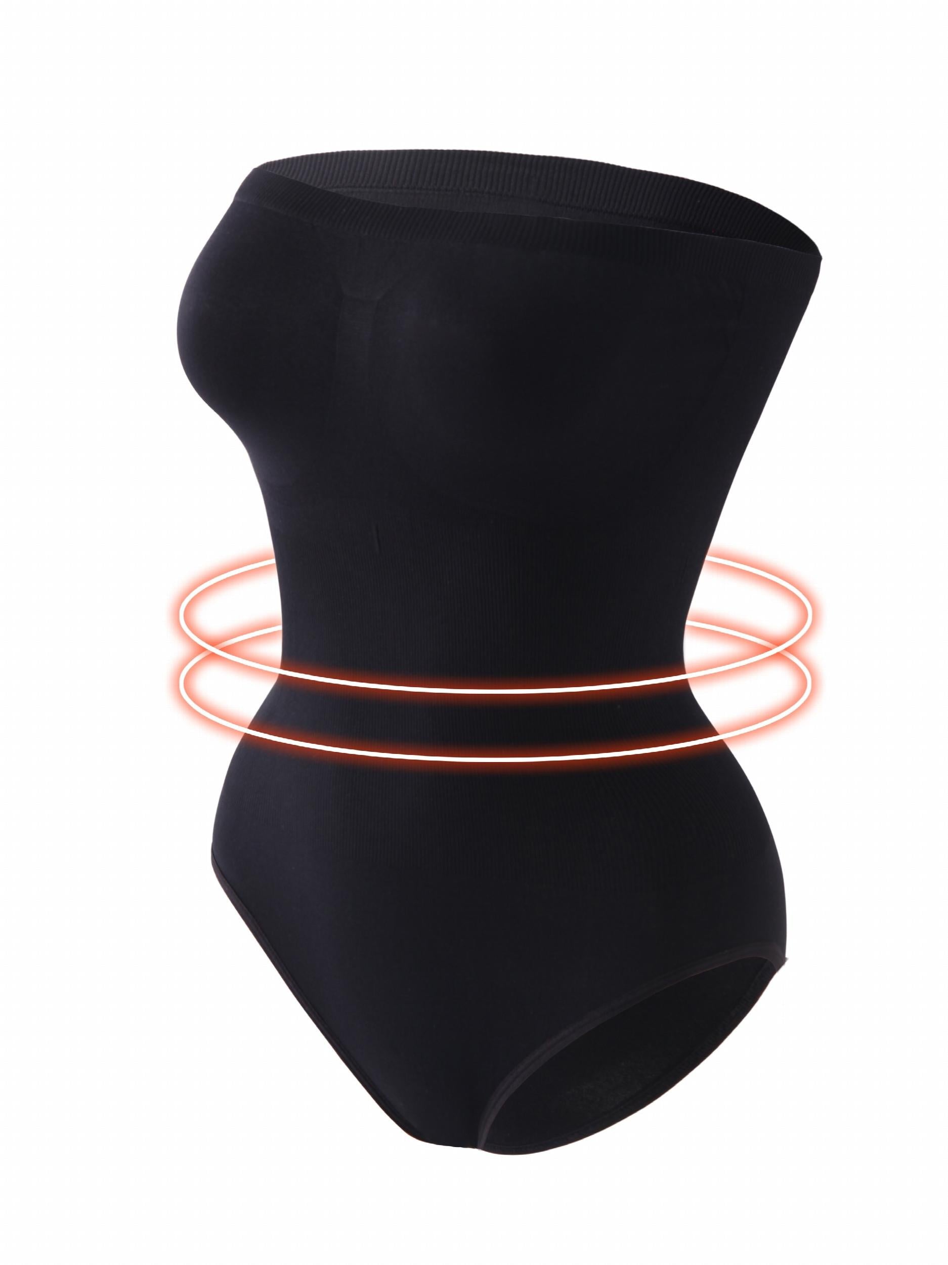 Strapless Shaping Bodysuit Seamless Tummy Control Slimming Body Shaper