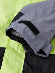 Boy's Contrast Hooded Jacket Windbreaker
