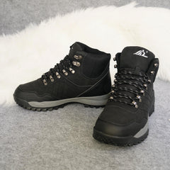 Women's Non Slip Medium Tube Snow Shoes Thick Bottom Hiking Boots