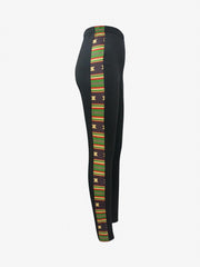 Side Paneled Skinny Leggings High Waist Stretchy Leggings