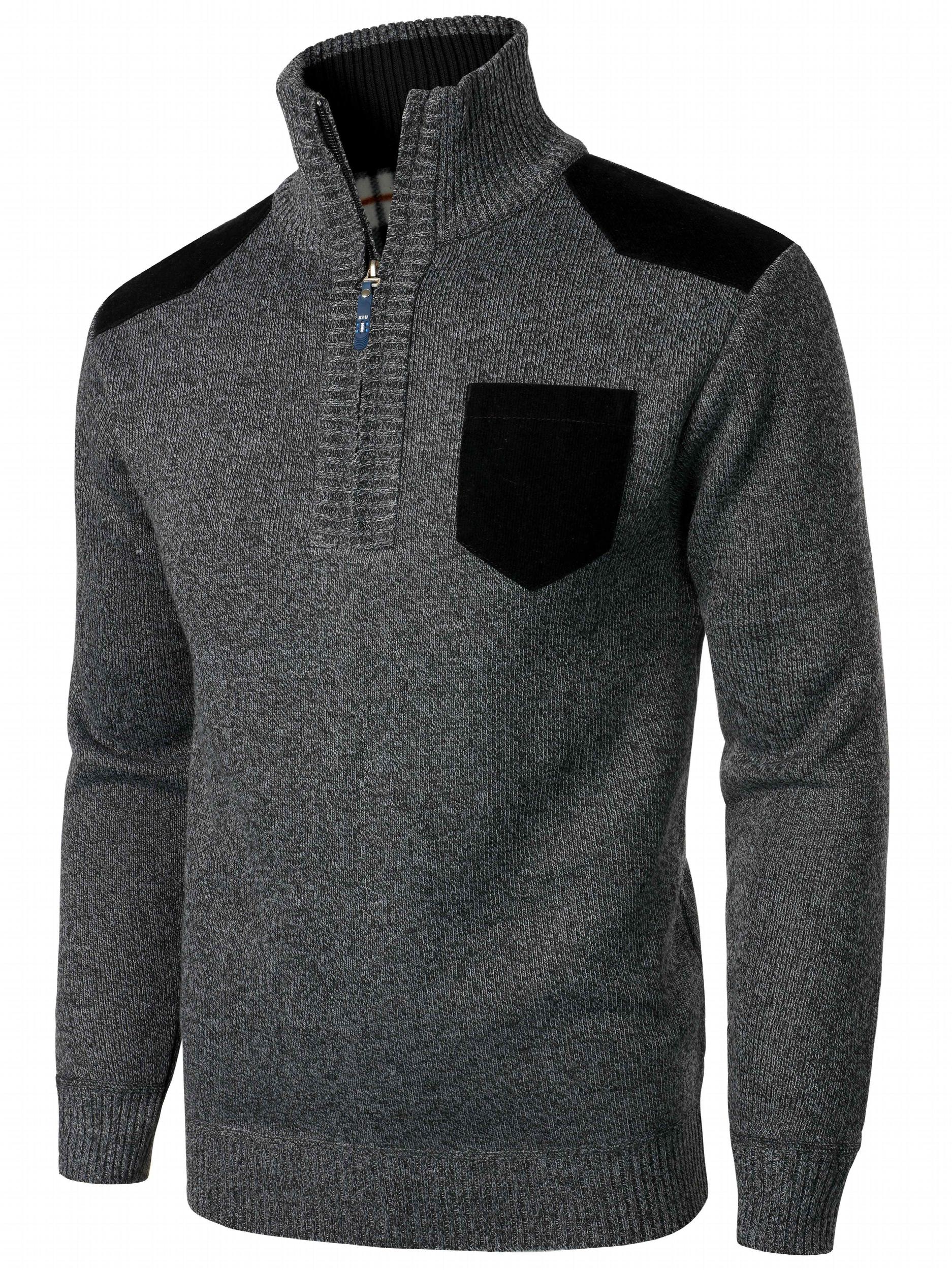 Men's Casual Warm Knitted Sweater for Fall Winter