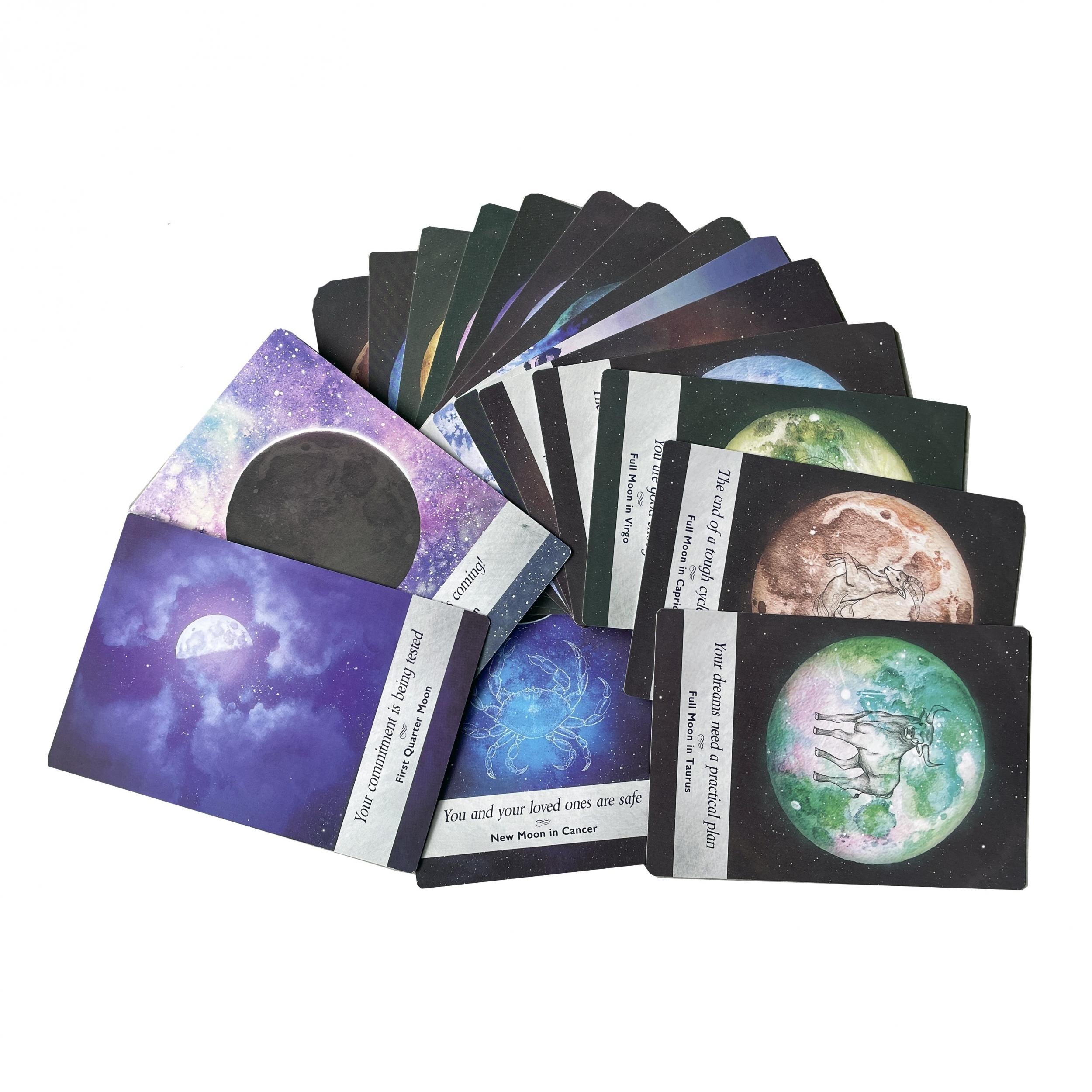 Vintage Oracle Cards & Instructions for Family Game Night