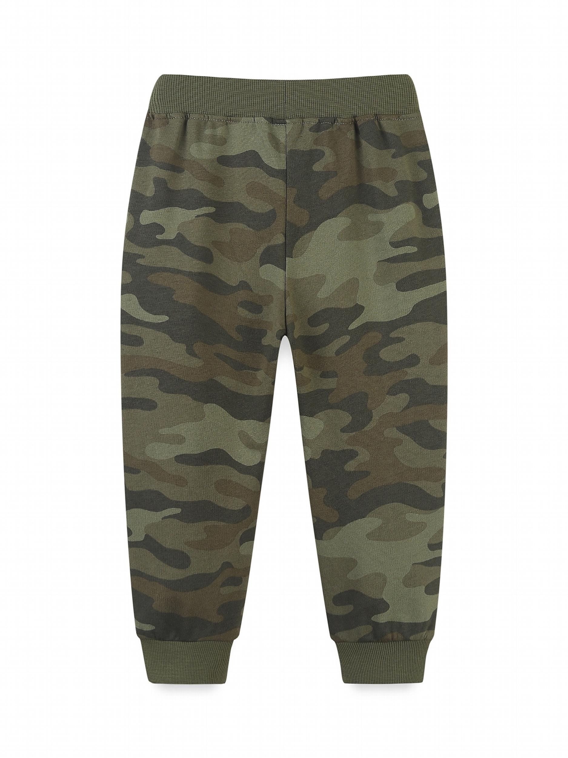 Boys Camo Active Sweatpants Breathable Jogger Sports Pants