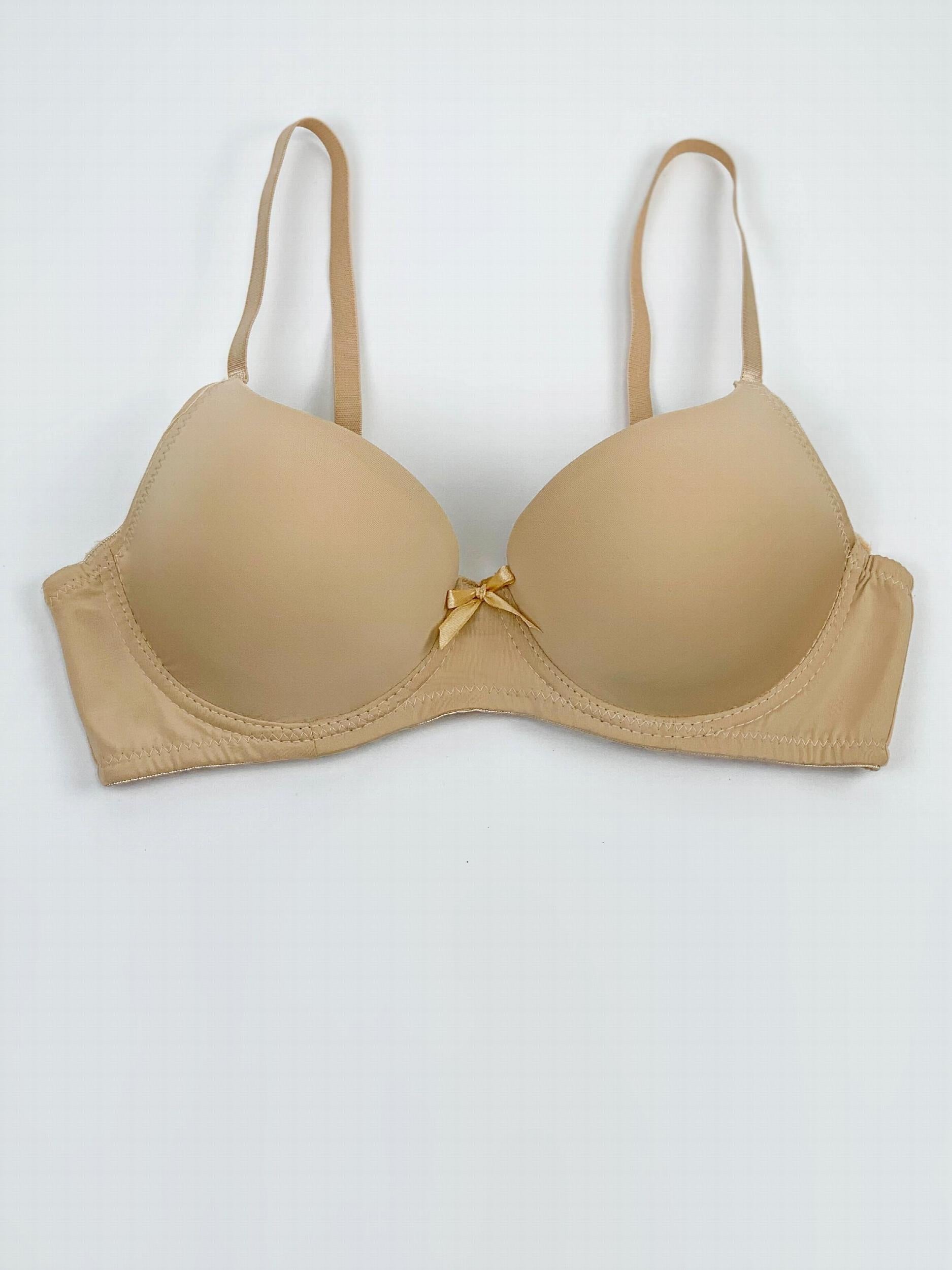 Comfy Push Up T-Shirt Bra Solid Color Women's Lingerie