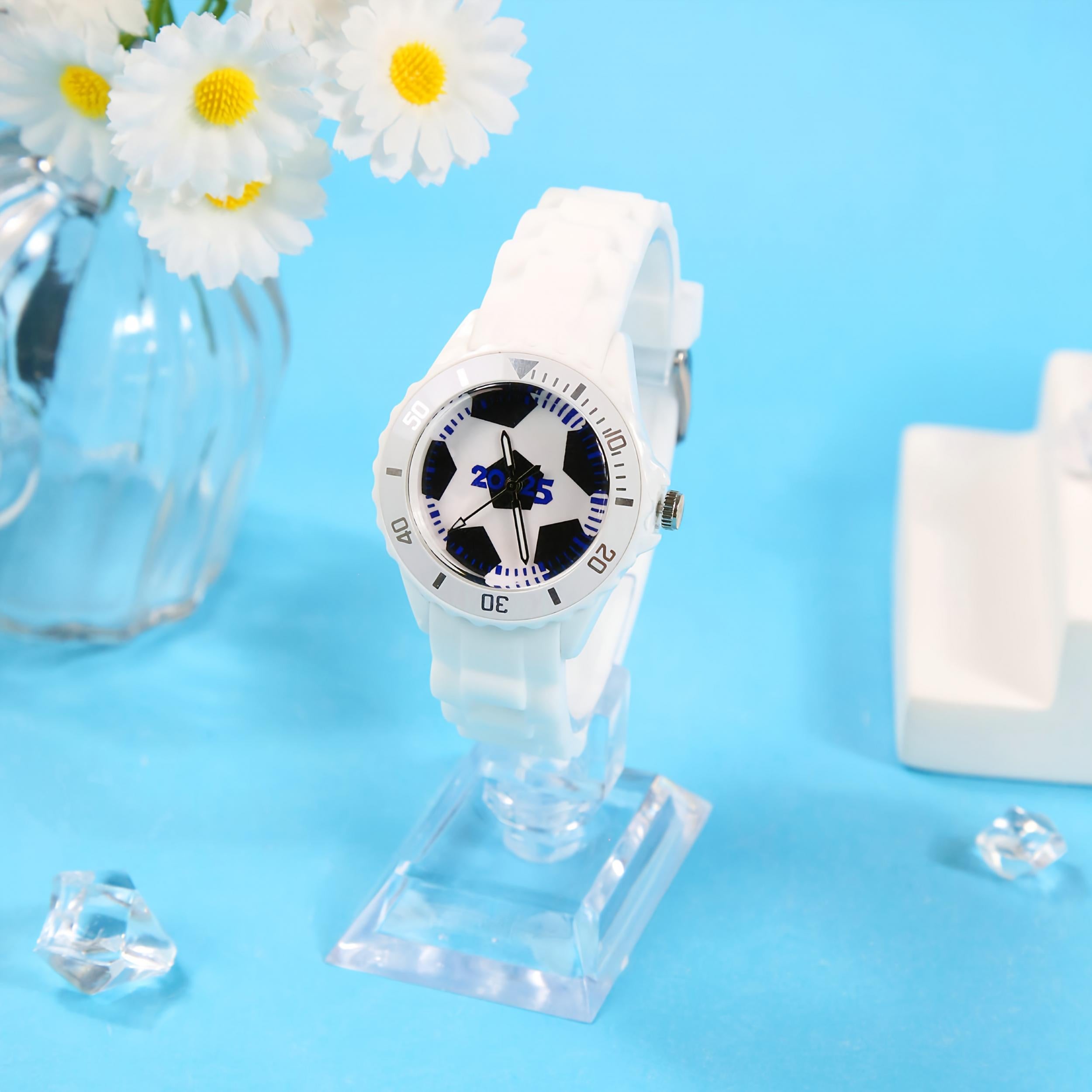 Sports Style Football Fan Quartz Watch for Boys, Birthday Gift