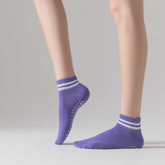 Yoga Socks, Anti-slip, Sweat-absorbing, Striped Floor Dance Training