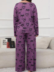 Allover Print Lounge Set