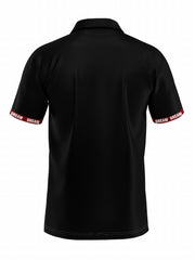 Men's Lapel Button Short Sleeve Shirt for Fitness Training
