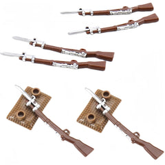 11pcs Small Particle Assembly Figures Toy Accessories Equipment Weapon Parts