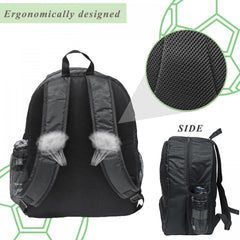 Youth Soccer Ball Bag Backpack with Shoe Compartment