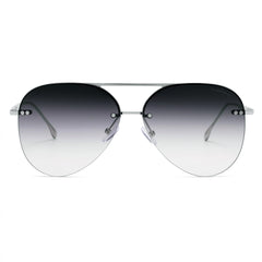 Men's Rimless Aviator Glasses