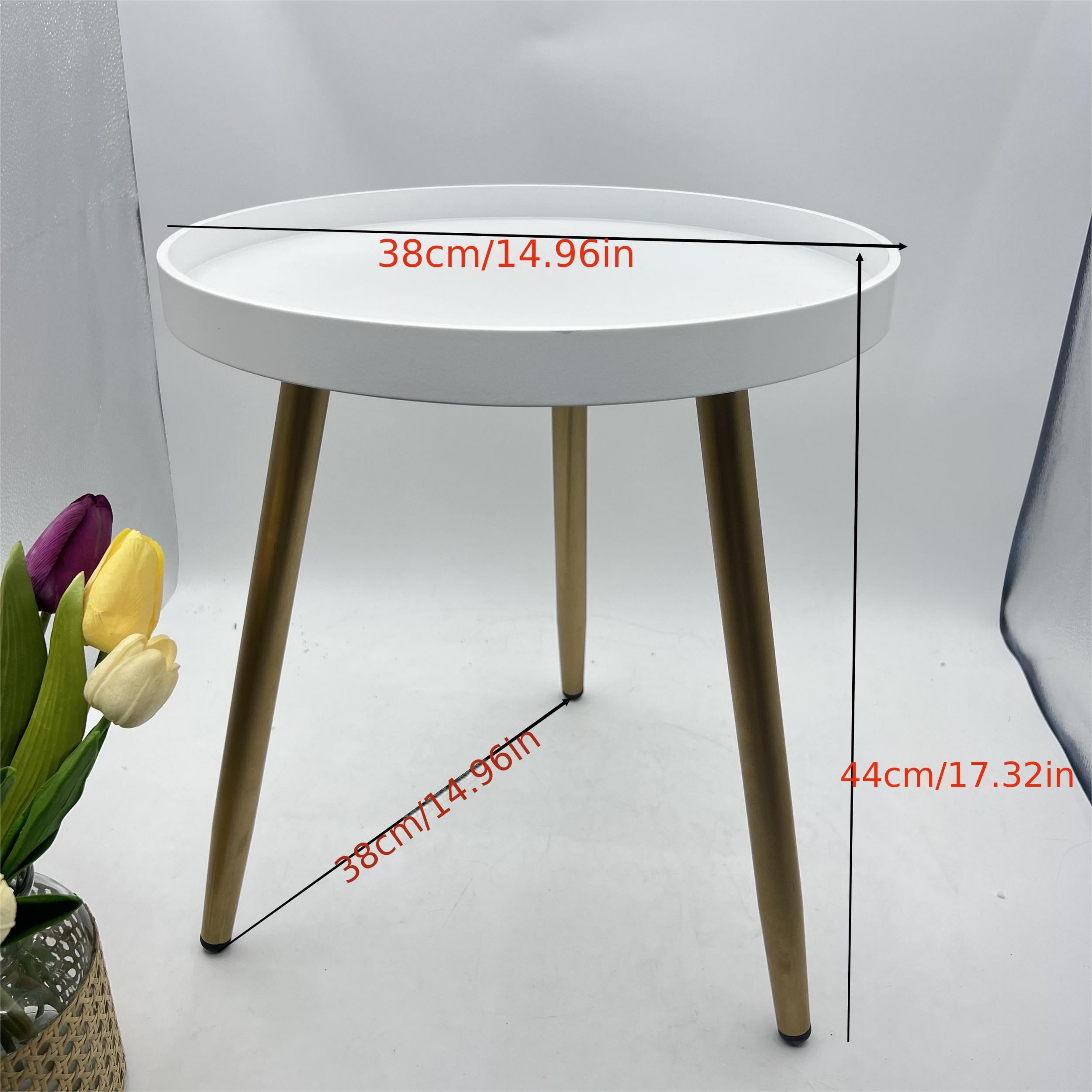 Modern Minimalist Small Coffee Table Nordic Round Edge