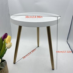 Modern Minimalist Small Coffee Table Nordic Round Edge