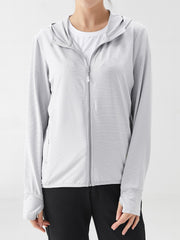 Women's UV Protection Hooded Jacket UPF 50 Cover Up