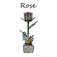 DIY 3D Wooden Puzzle Eternal Romance Flower Series Handcrafted Model