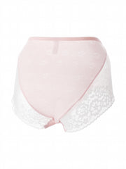 3 Pack Plus Size Panties Set with Contrast Lace - Soft and Stretchy