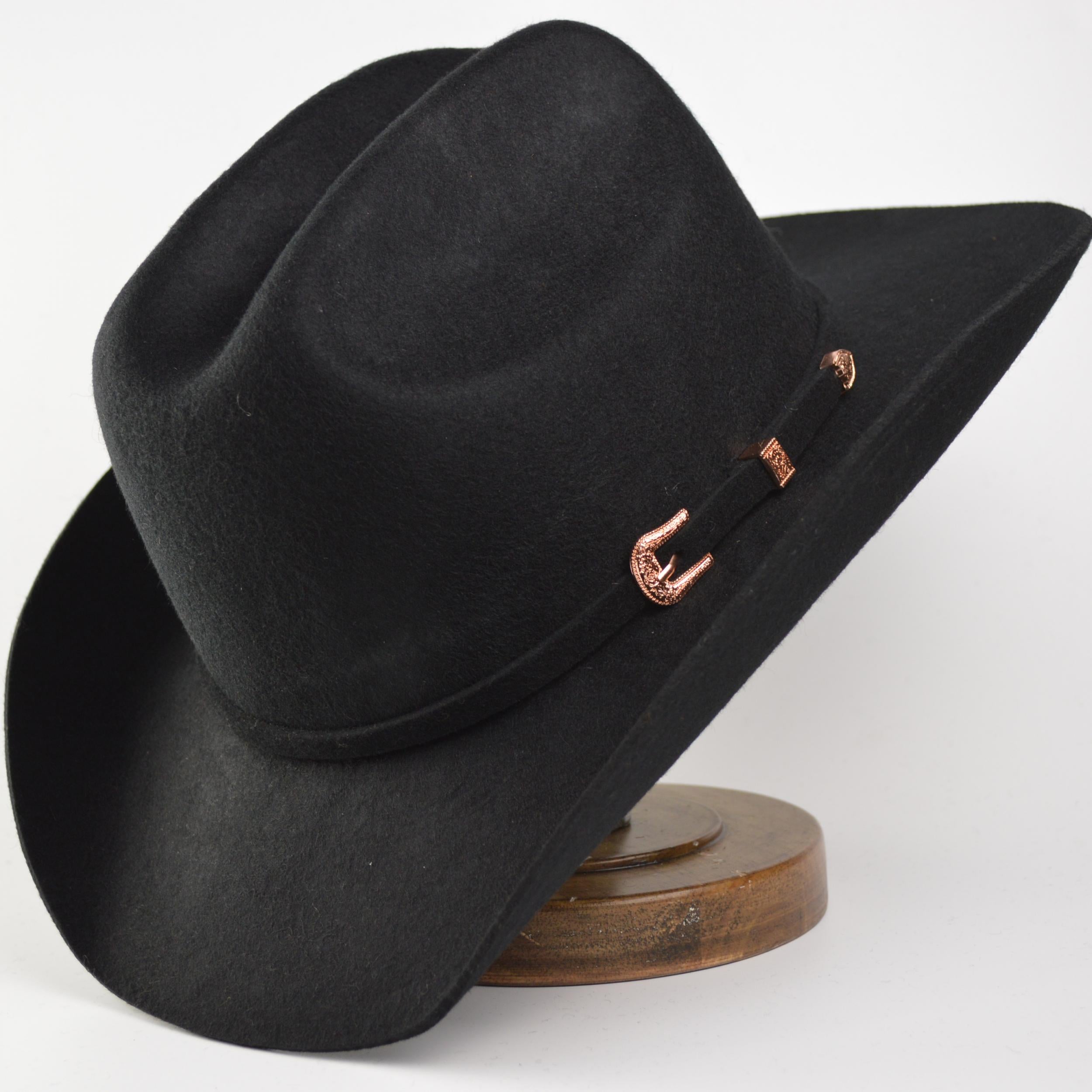 100% Wool Western Cowboy Hat for Women and Men