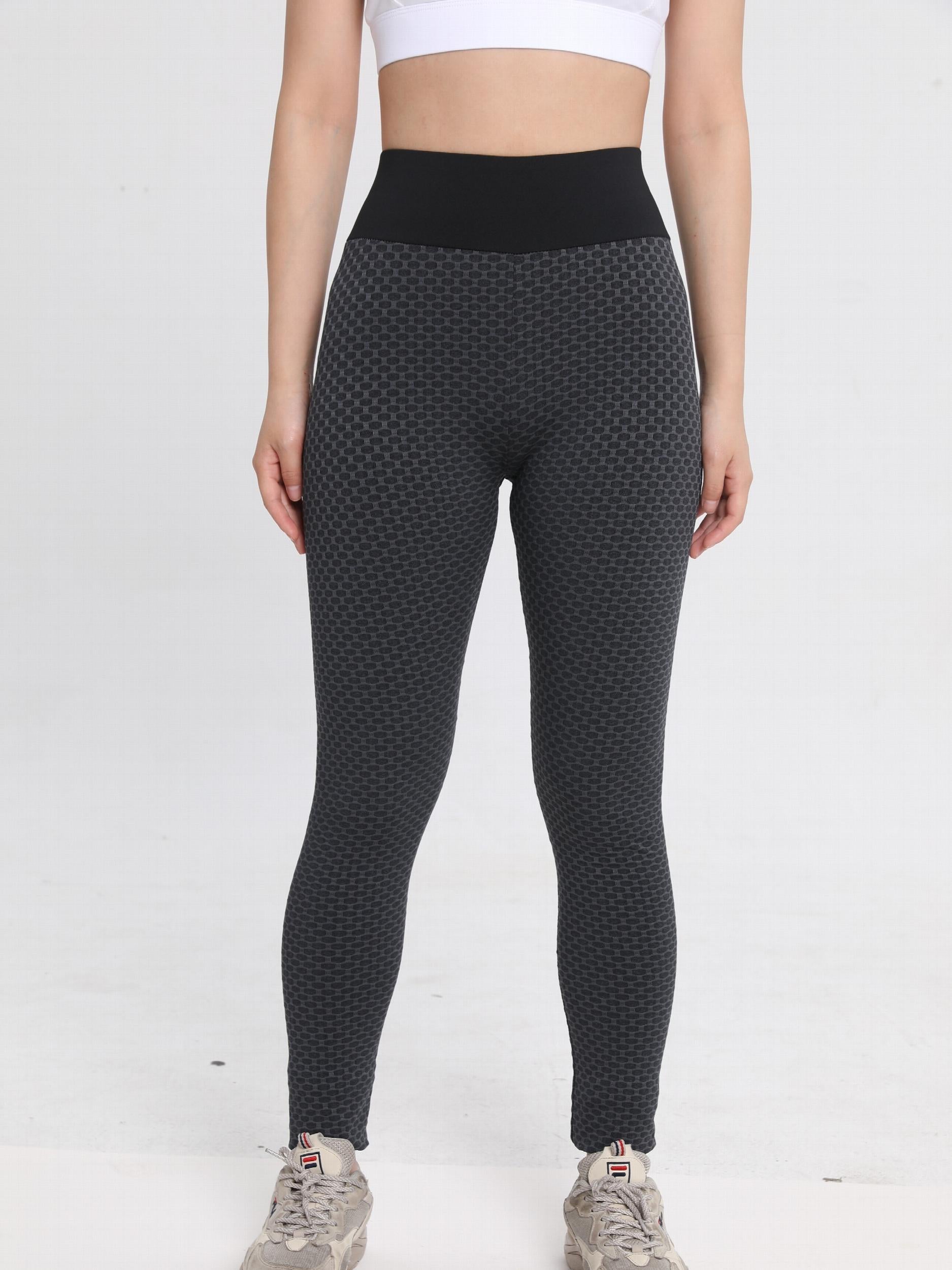 Honeycomb High Waist Yoga Leggings