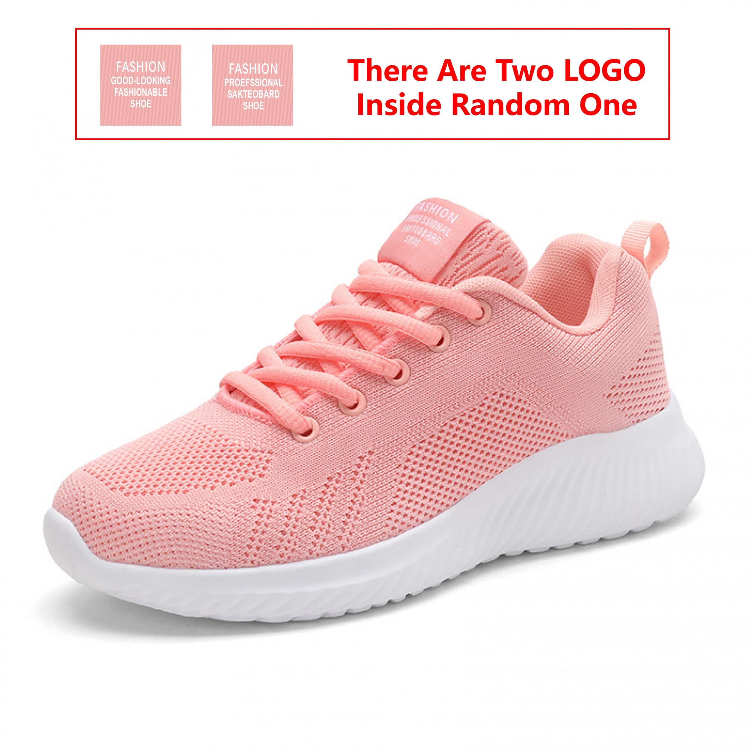 Breathable Solid Women's Walking Shoes Lace Casual Sneakers