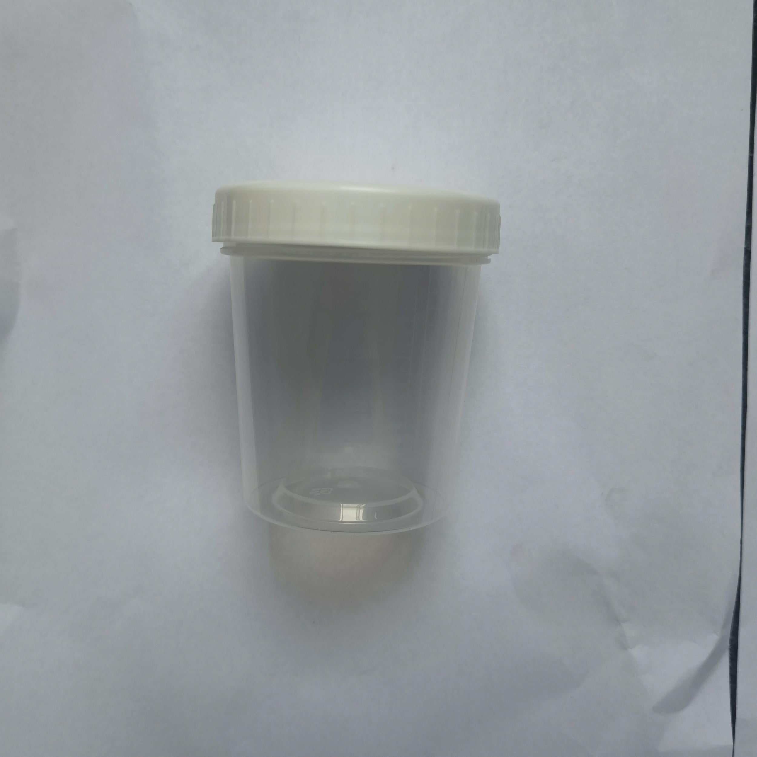 Plastic Measuring Cup With Lid 120ml Clear Scale Bait Box