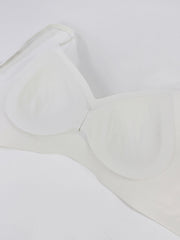 Striped Side Wireless Bra Breathable Everyday Lingerie