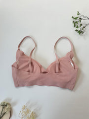 2pcs Seamless Wireless Bras Comfy & Breathable Intimates Bra