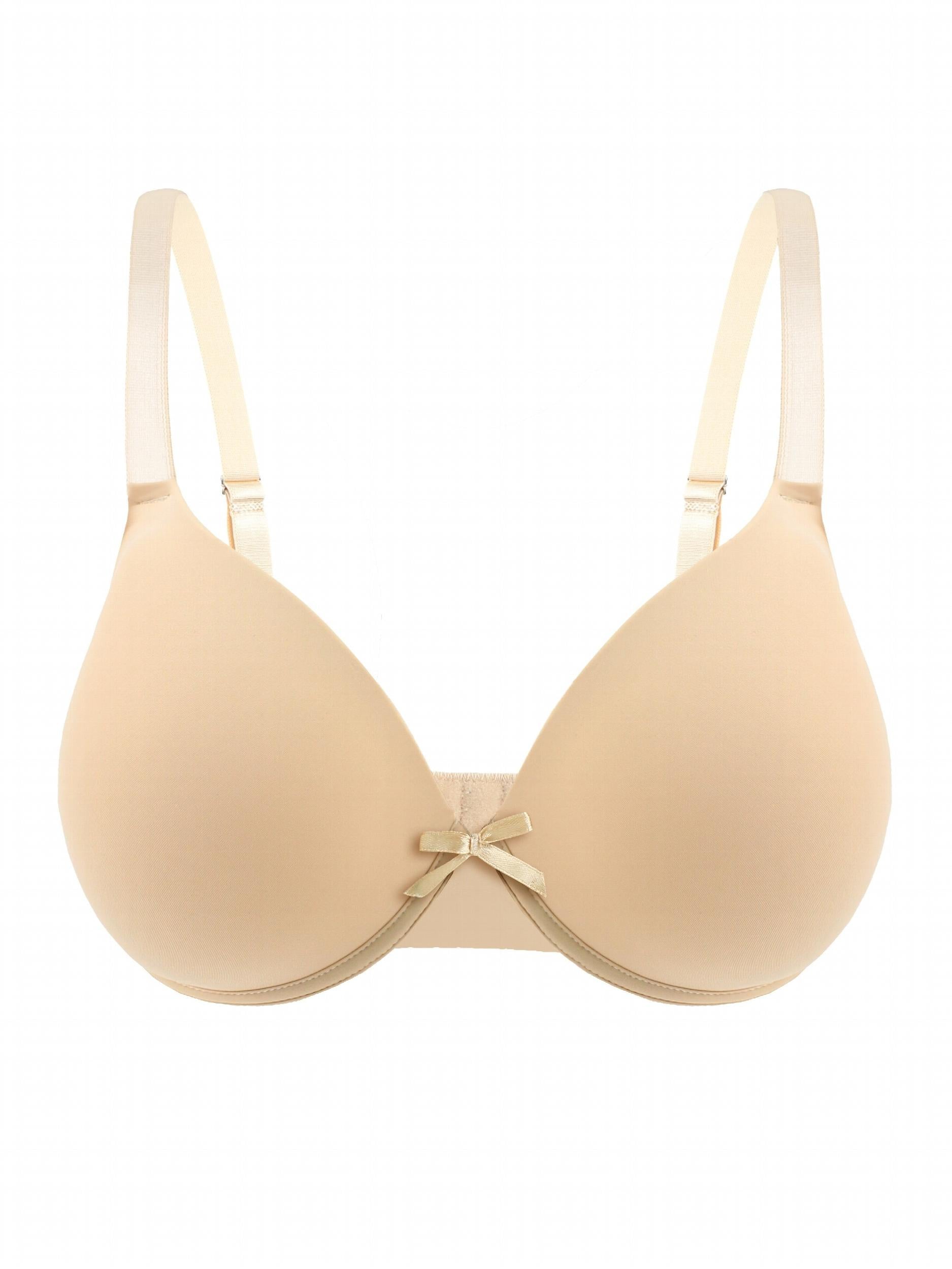 Bra Women's Plus Smooth Lace Full Cover Padded Bralette