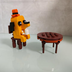 Yellow Dog Afternoon Tea Building Blocks Set with Table & Chairs