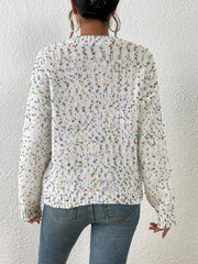 Women's Colorful Crew Neck Loose Sweater