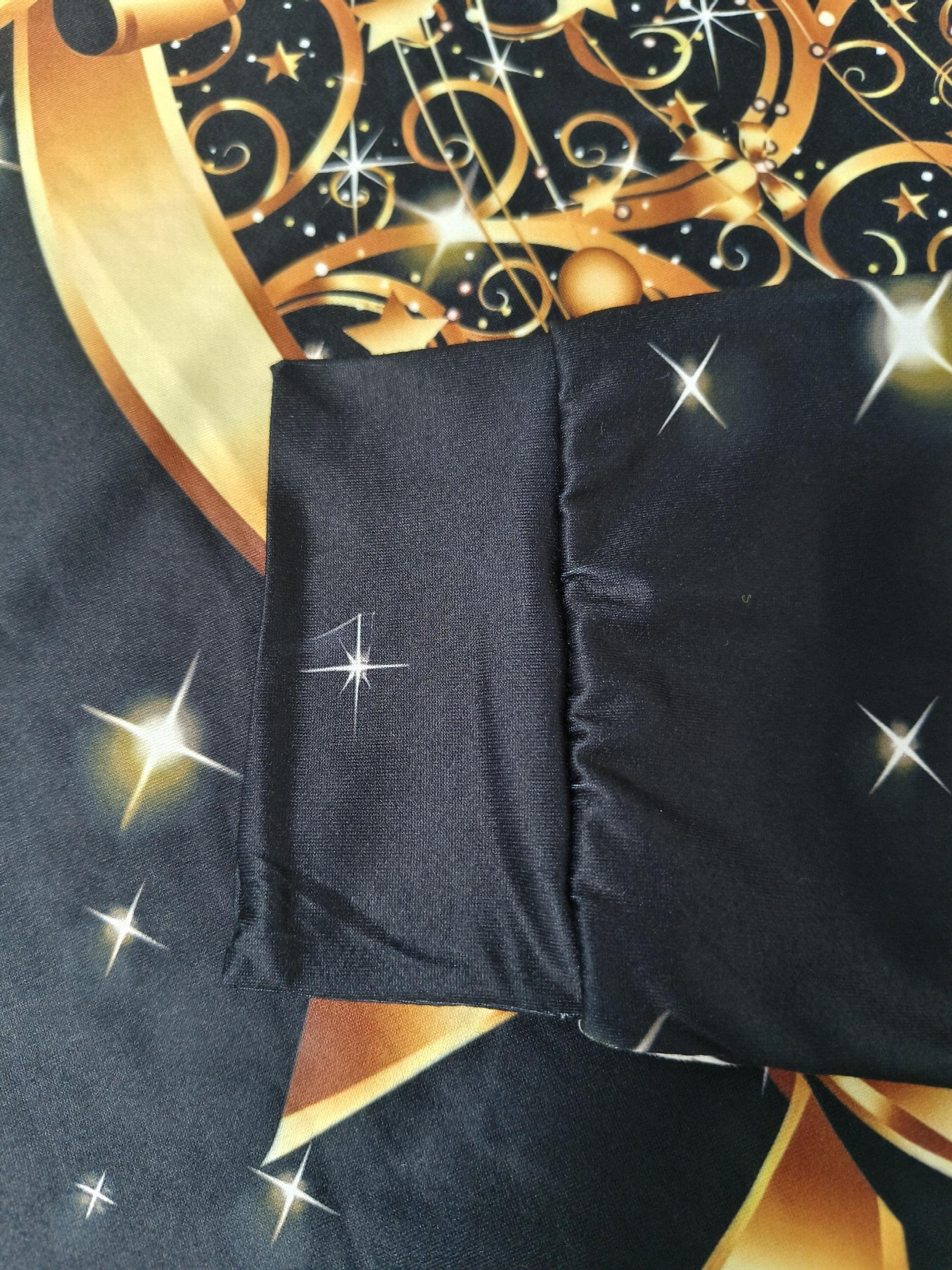 Glitter Christmas Tree Print One Shoulder Dress