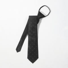 Men's Zipper Business Tie Light Point Striped